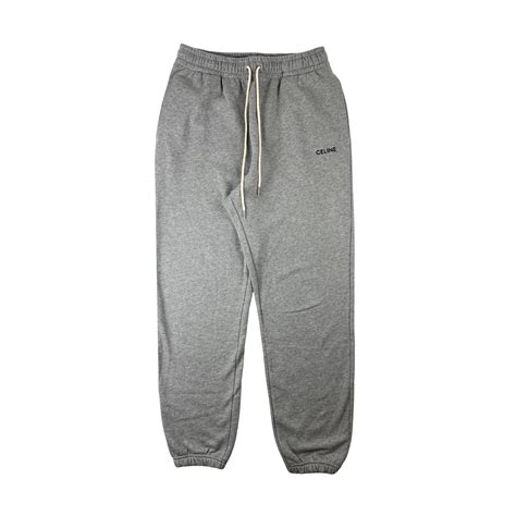 celine grey sweatpants|More.